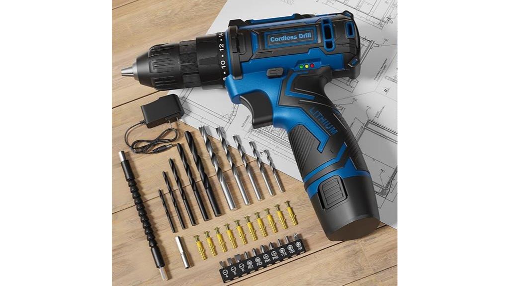 12v drill with accessories