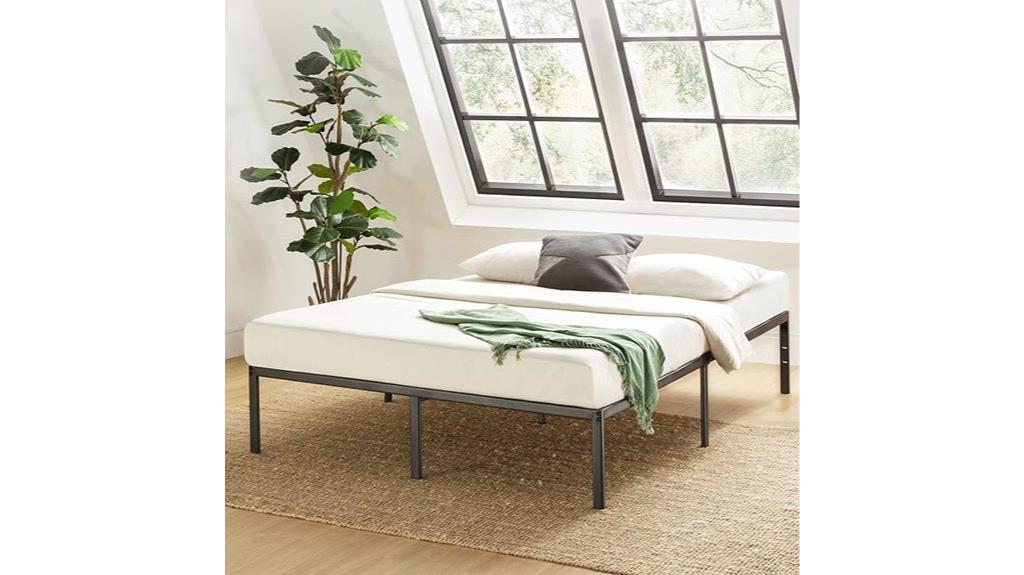 14 inch metal platform bed