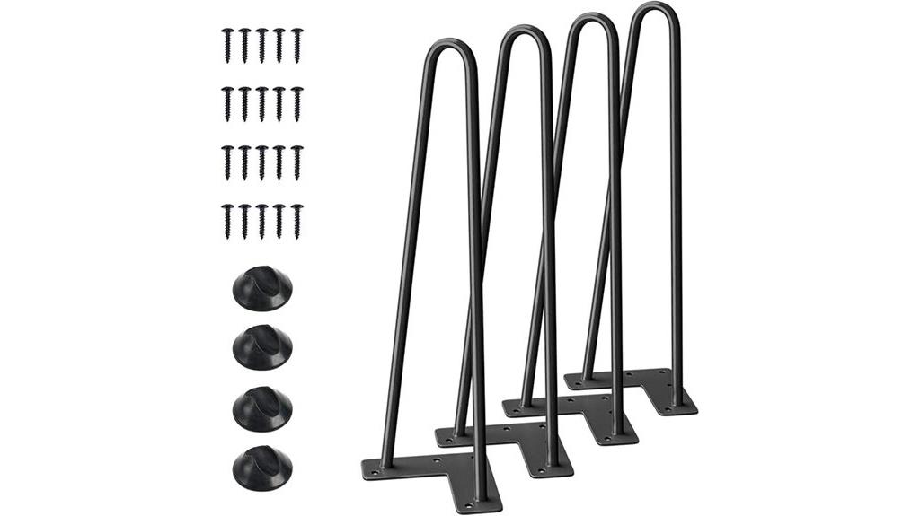 16 inch hairpin legs