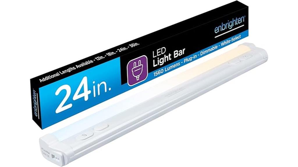 24 inch plug in cabinet lighting