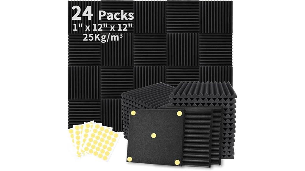 24 pack soundproof foam
