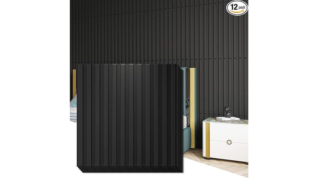 3d fluted panel tiles