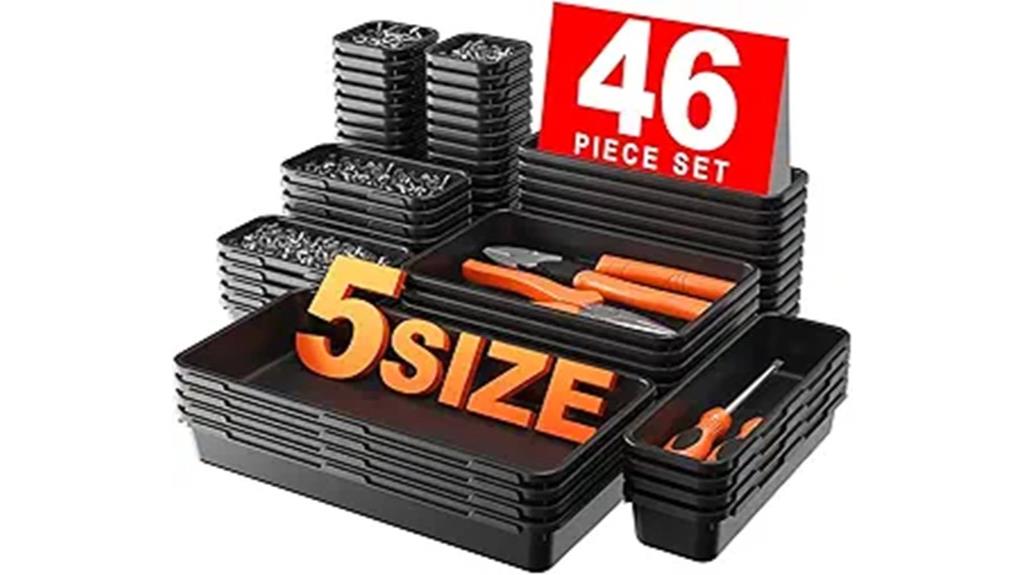 46 piece toolbox dividers