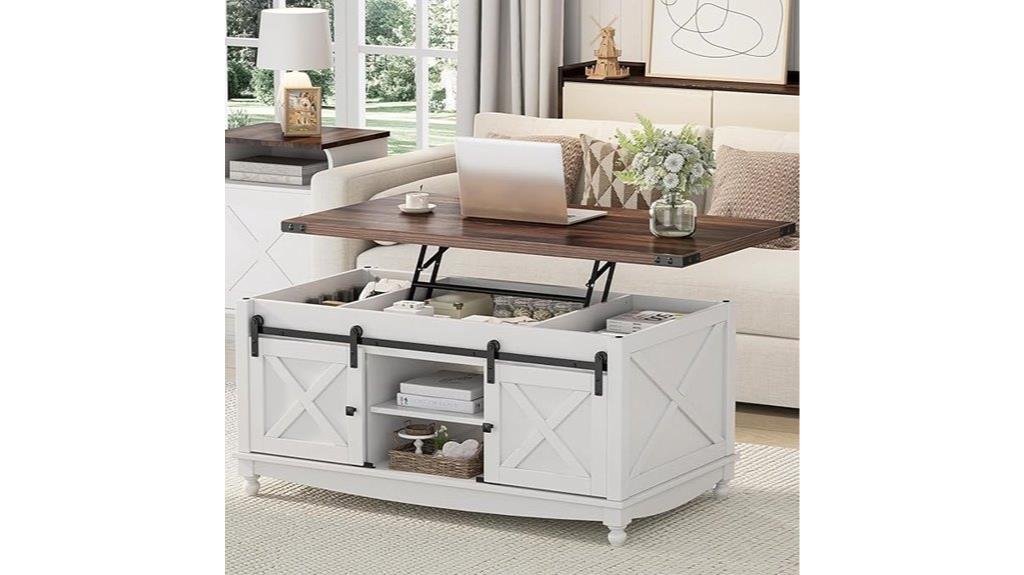 48 inch farmhouse coffee table