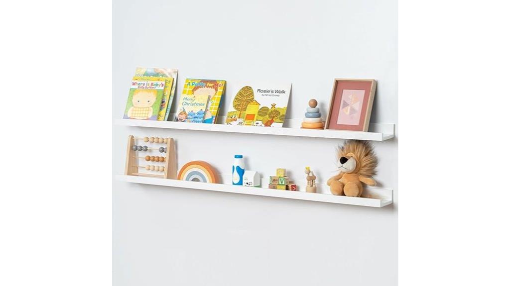 48 inch pine wall shelves