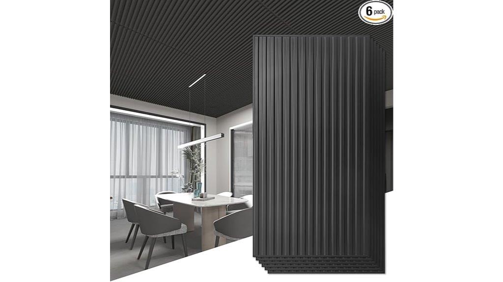 6 pack slat wall panels