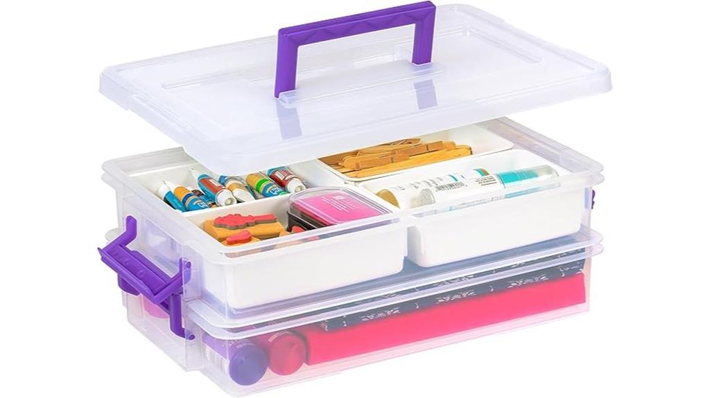 9 quart plastic storage bins