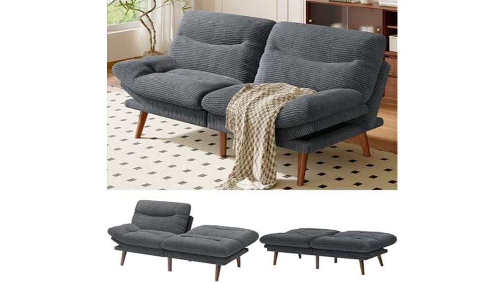 adjustable futon sofa bed