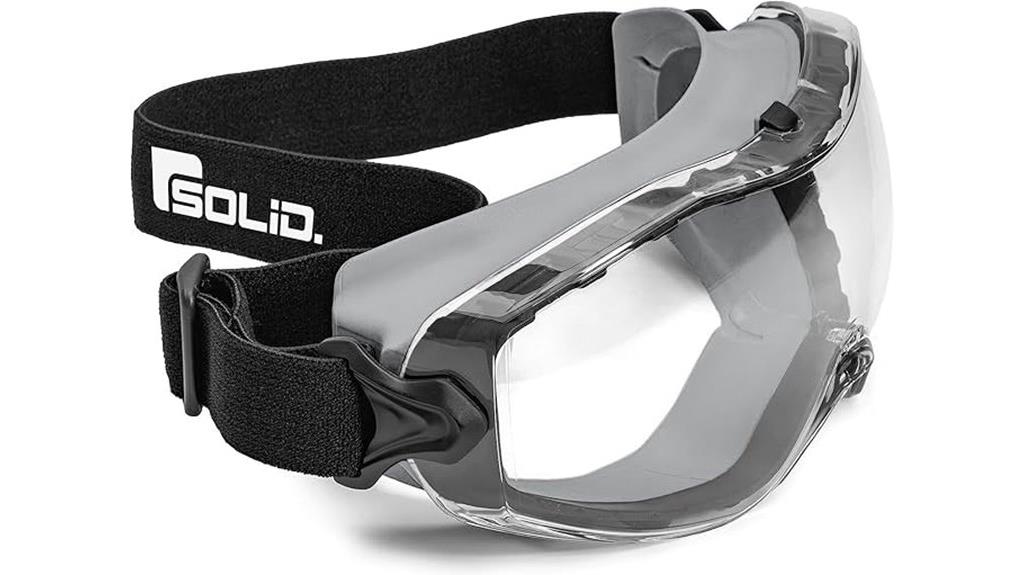 adjustable headband safety goggles