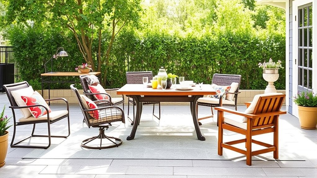 affordable durable patio sets