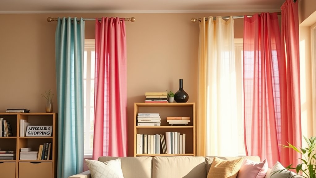 affordable stylish curtain options