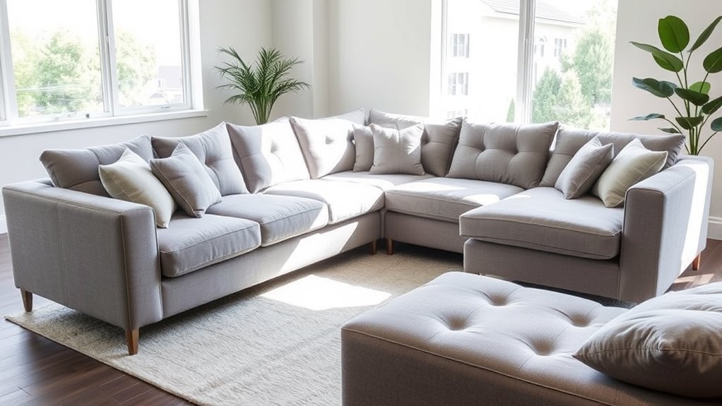 affordable stylish sectional sofas