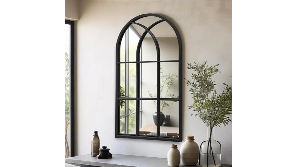 arched wall mirror