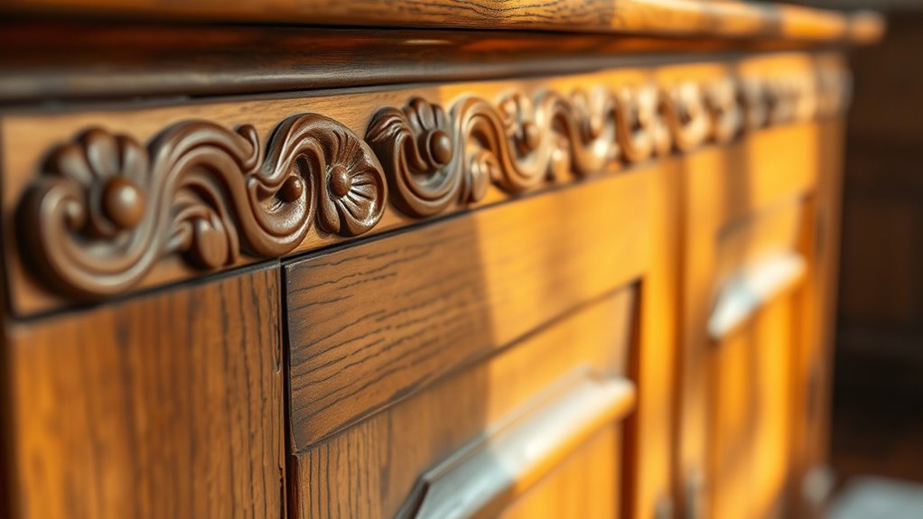 authentic antique furniture features