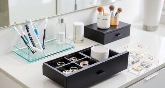 bathroom counter organizer ideas