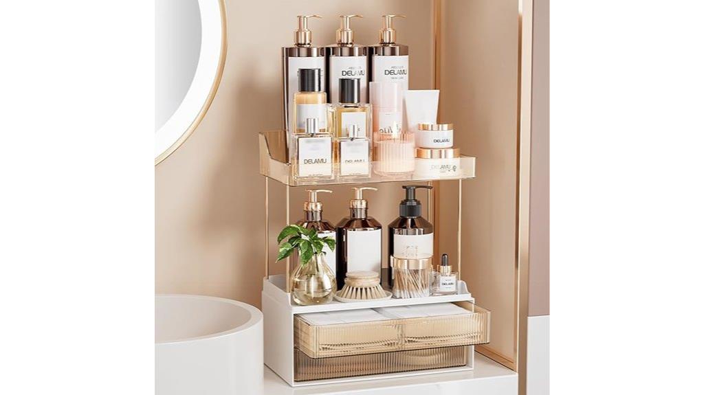bathroom organizer with drawers