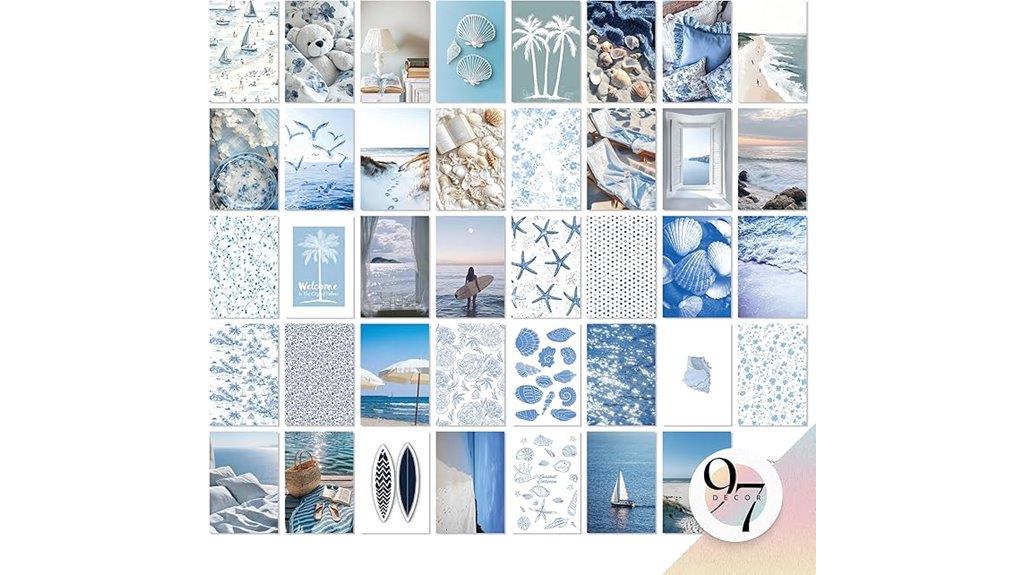 beach wall art set