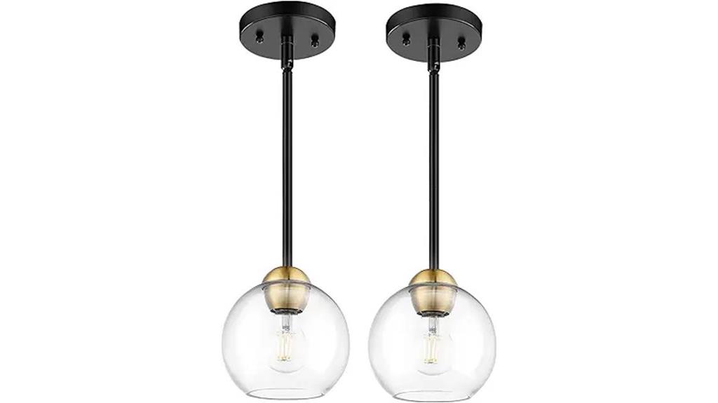 black gold pendant set