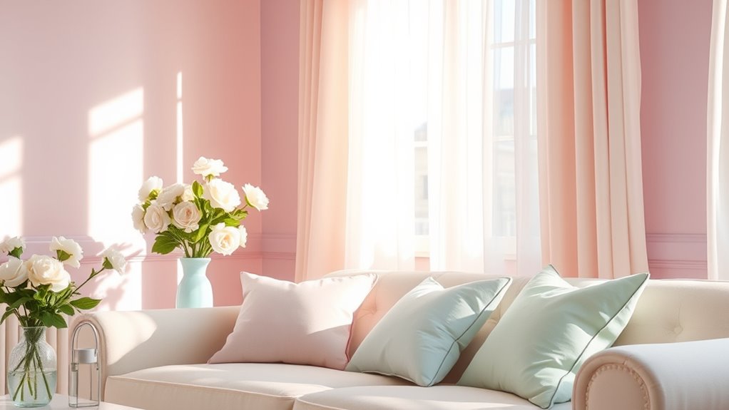calming mood enhancing pastel tones