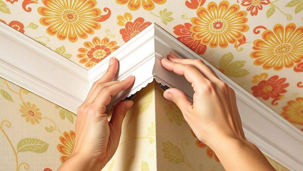 careful edge and corner finishing