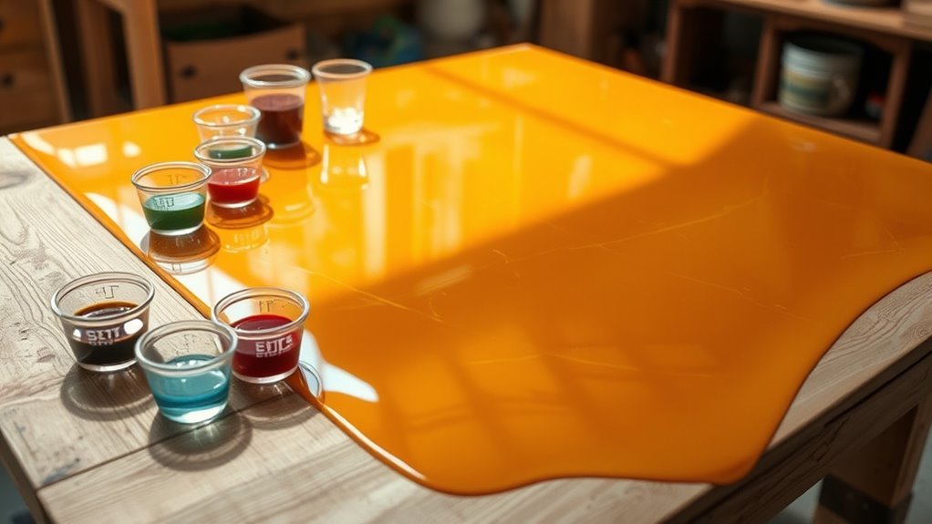 choose clear durable epoxy