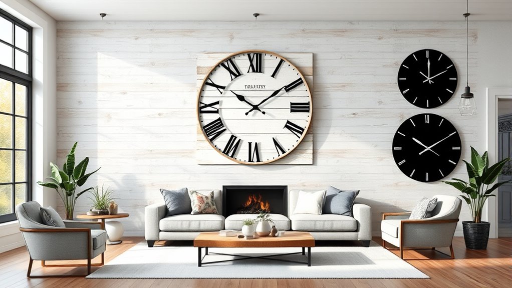 choosing the right oversized clock