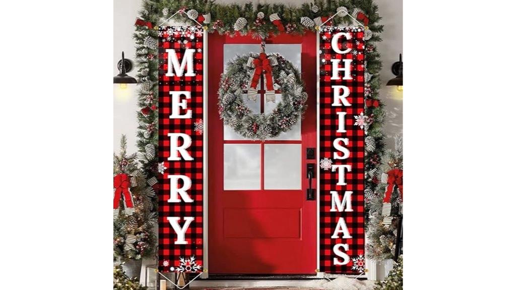 christmas yard porch sign