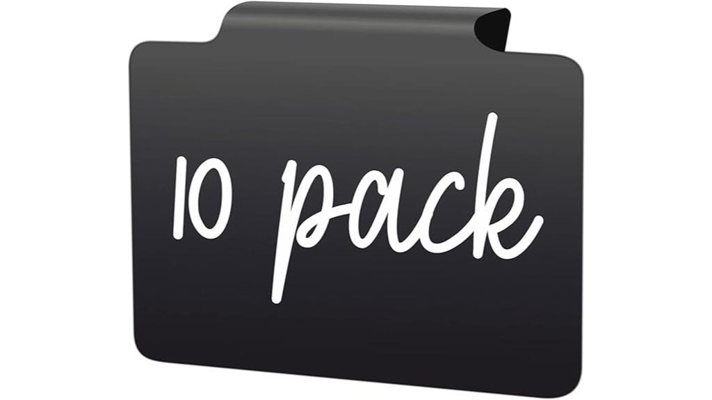 clip on pantry basket labels