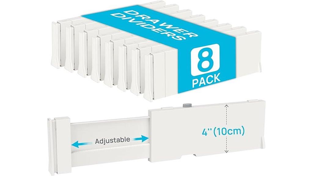 clothes drawer divider set