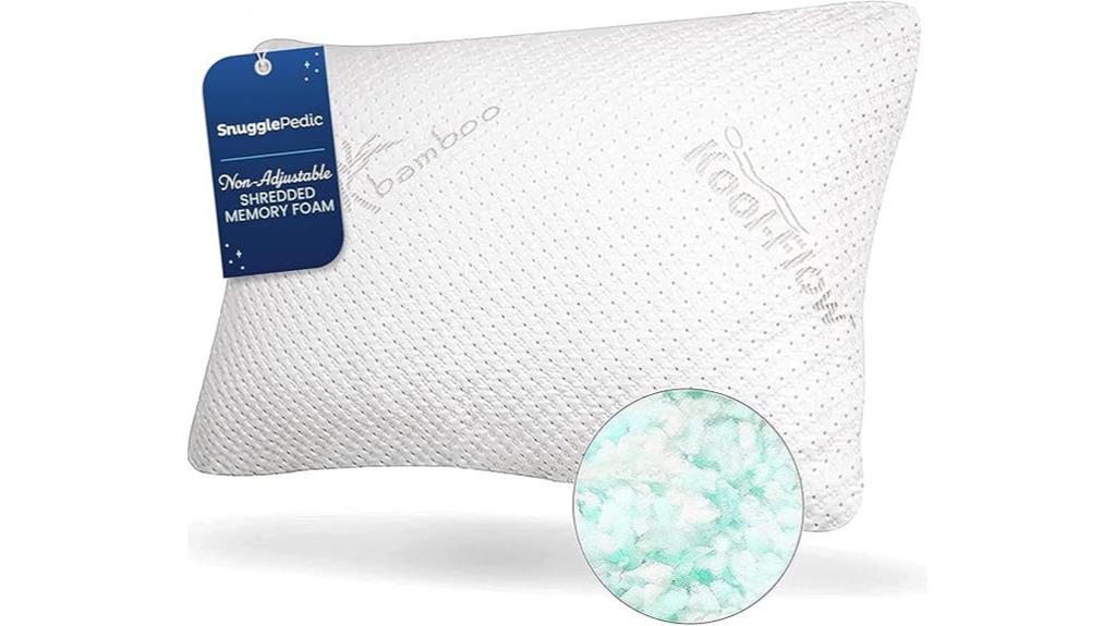 comfortable shredded memory foam