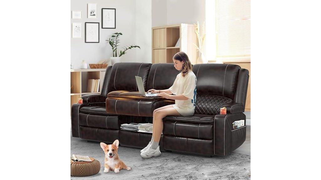 comfortable storage recliner