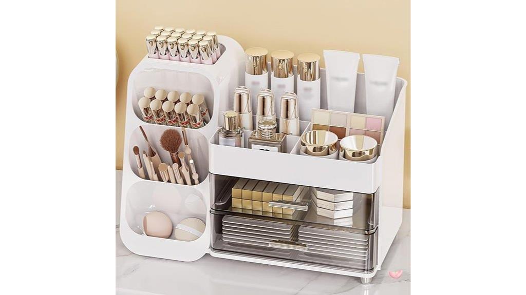compact drawer makeup organizer