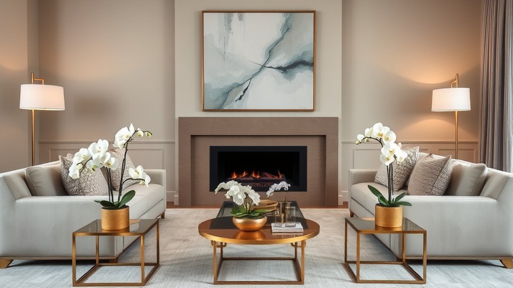 consistent coordinated proportional decor