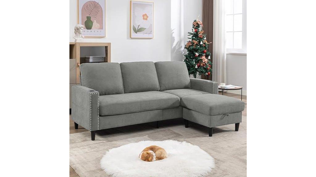 convertible couch with storage