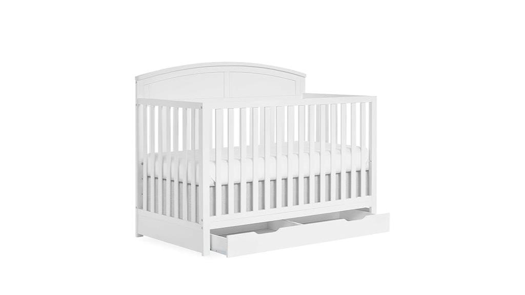 convertible crib with storage