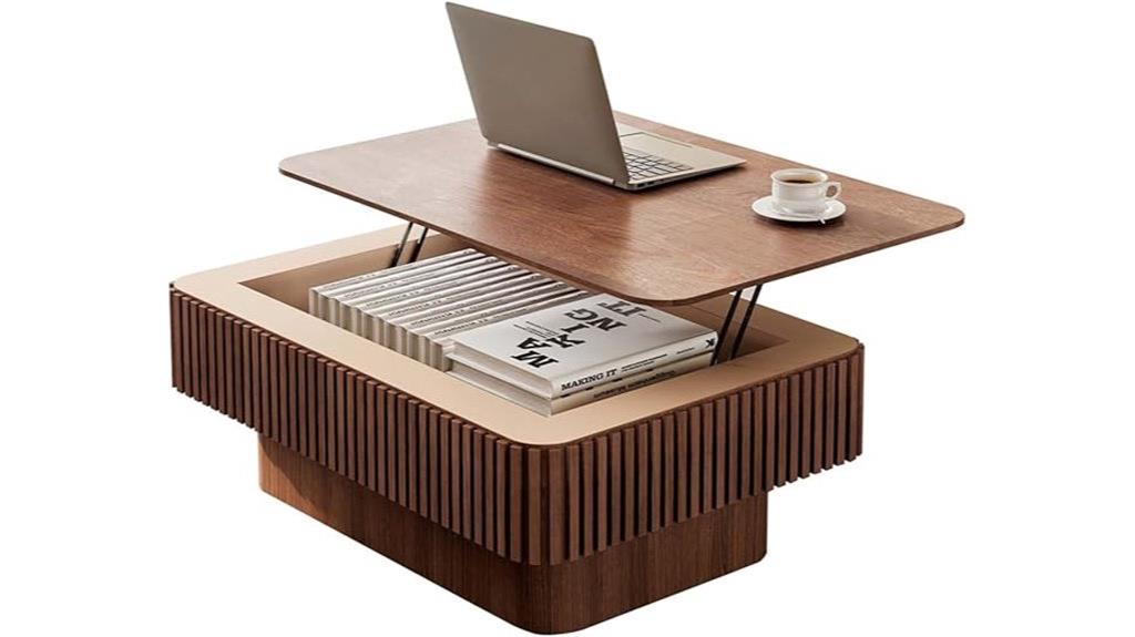convertible storage coffee table