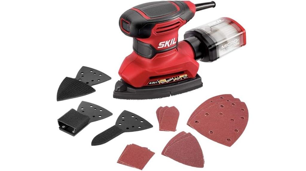 corded sander with attachments