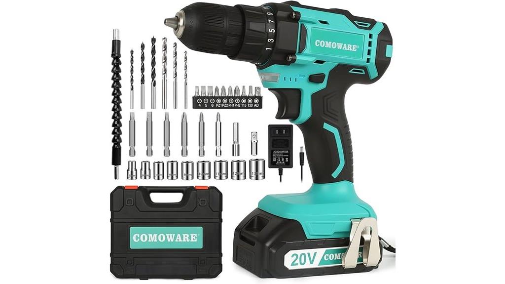 cordless drill with accessories