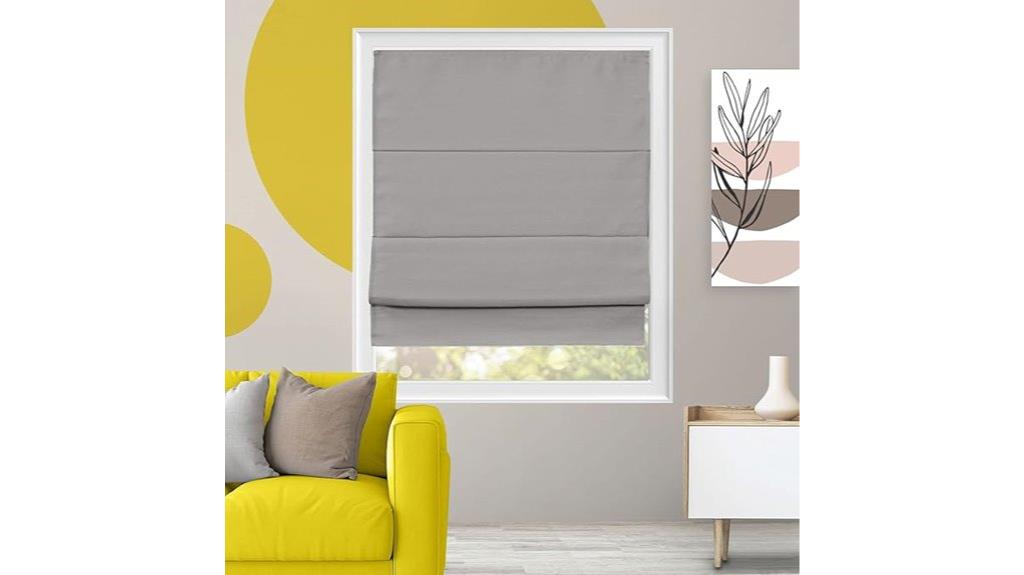 cordless roman window shades