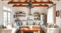 cozy chic farmhouse elements