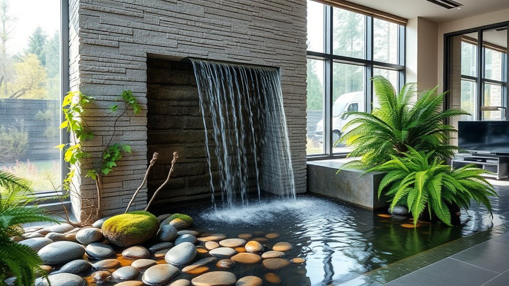 create calming water features