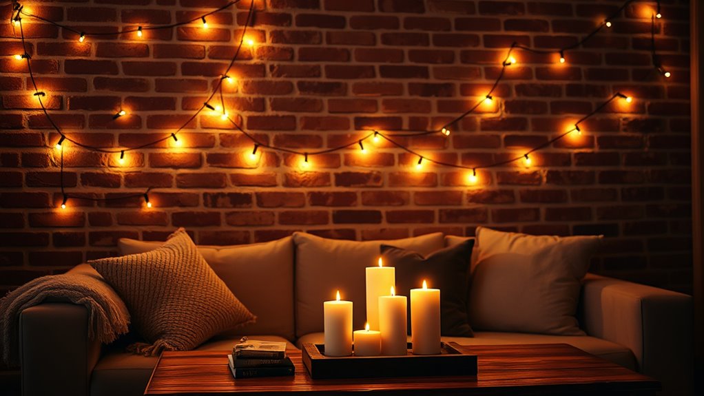 create cozy ambient lighting
