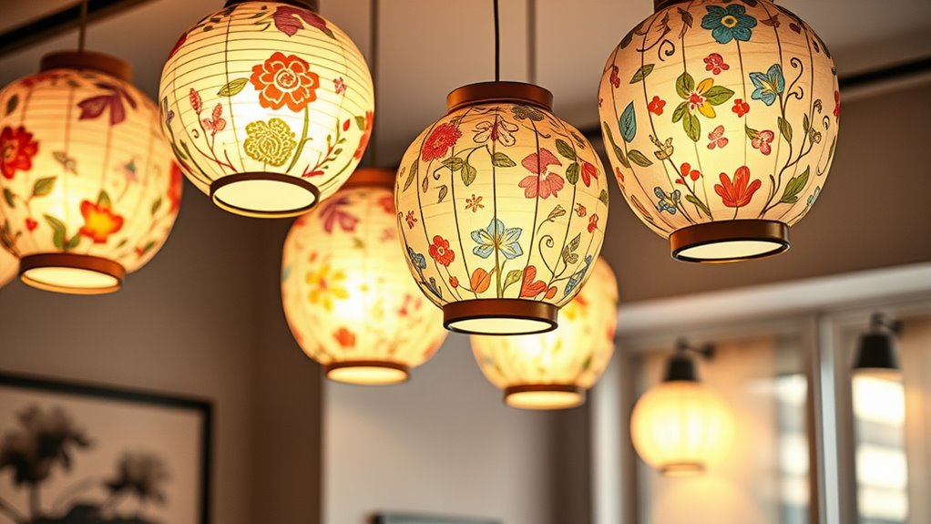 custom designed paper lanterns