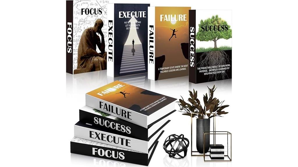 decorative faux book set