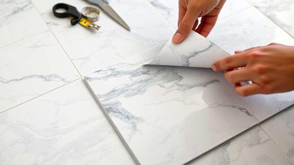 diy peel and stick flooring