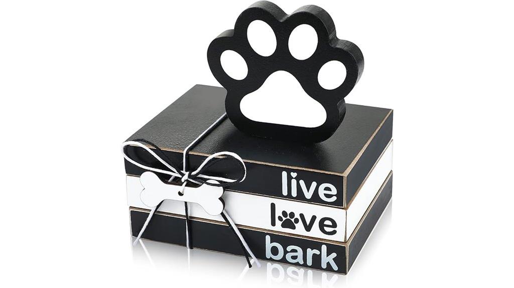 dog themed wooden decor