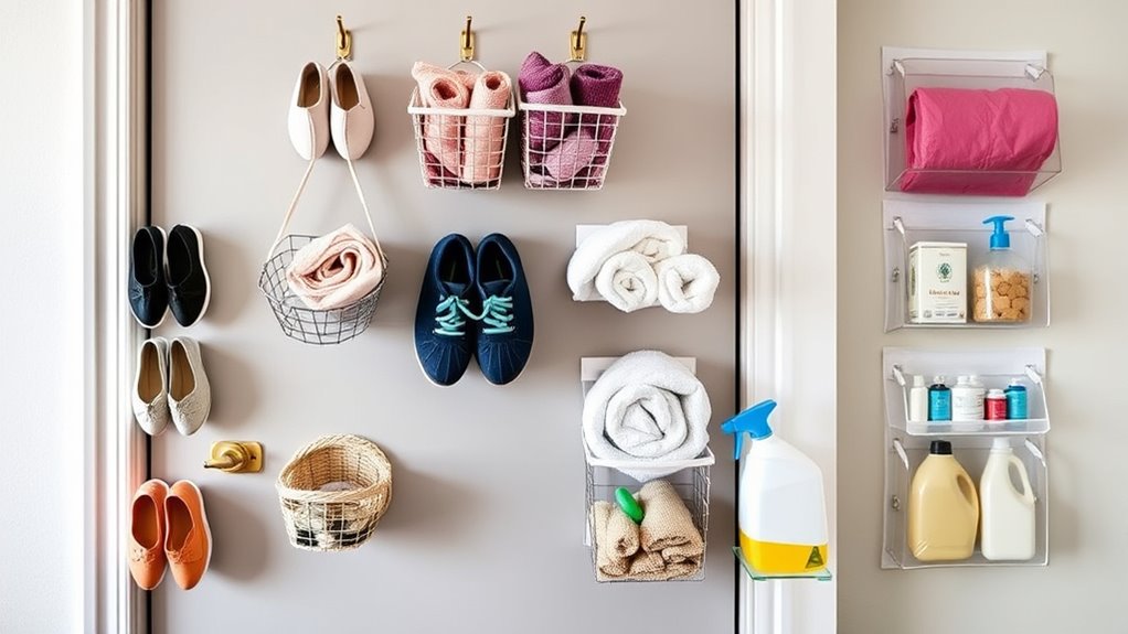 door backings maximize storage space