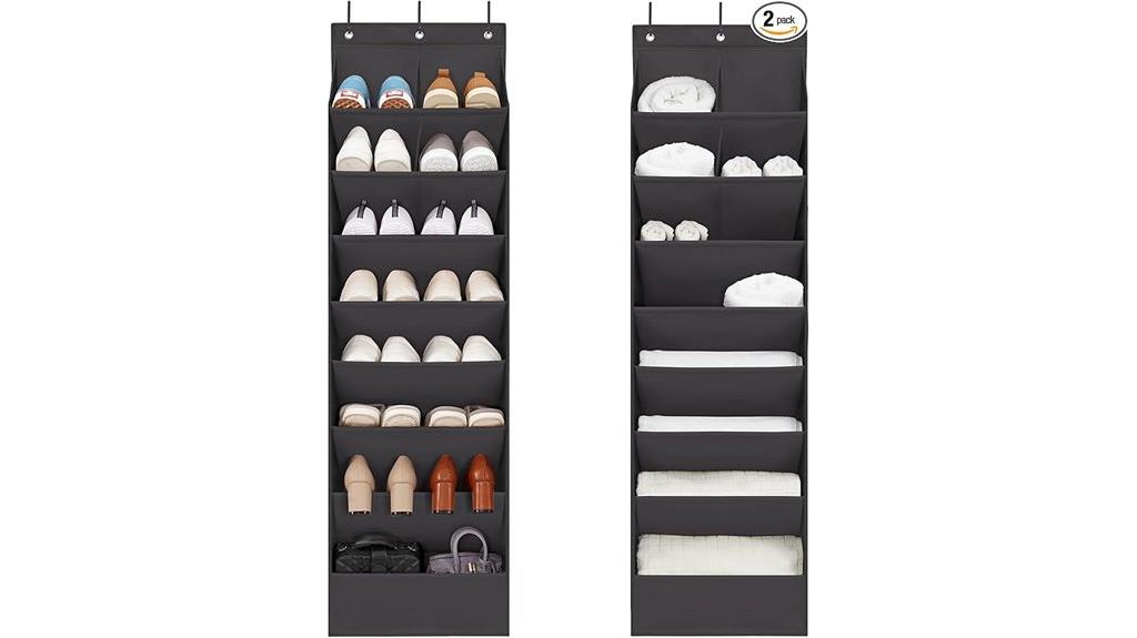 double door shoe storage