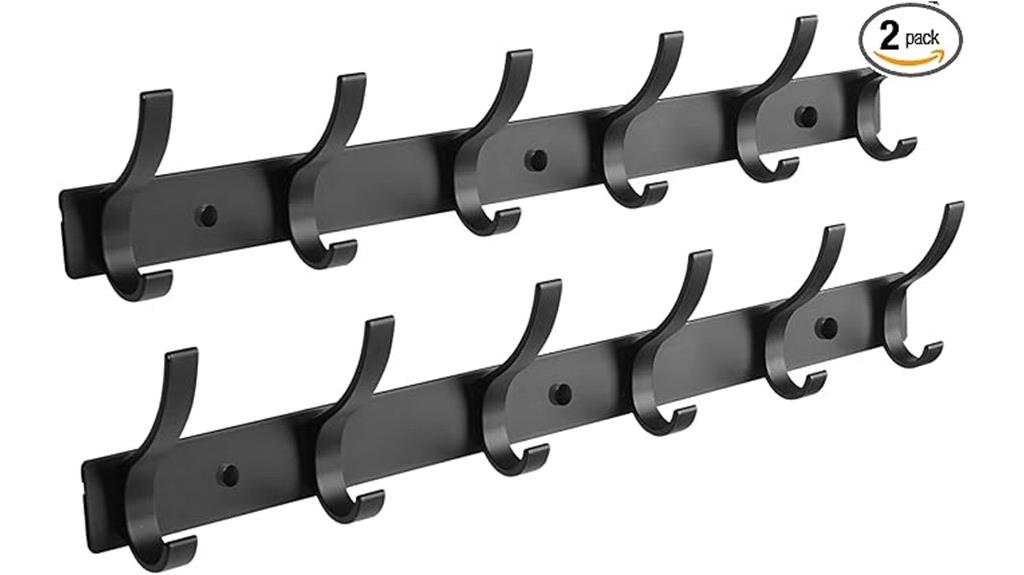 double pack wall hooks