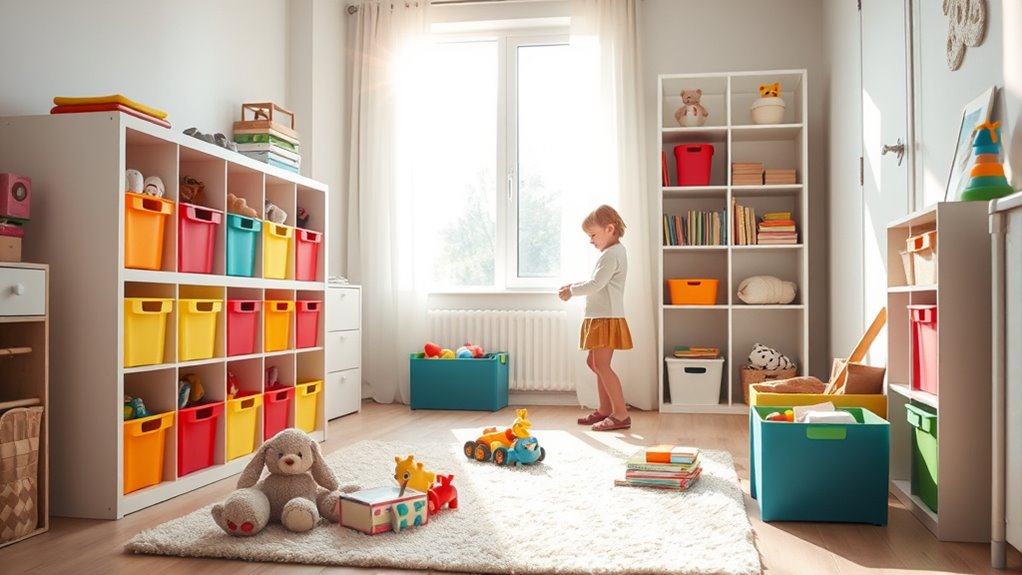 effective child room organization